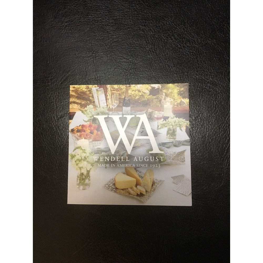 New NIB WENDELL AUGUST Wooden Box With FORGE Aluminum Top - Picture 4 of 7